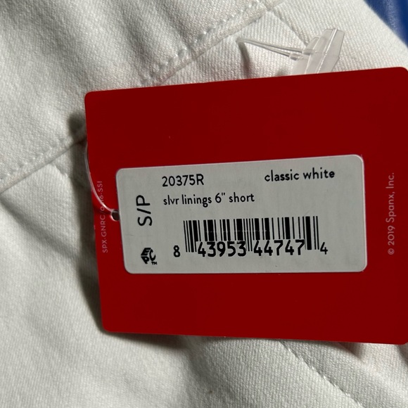 NWT SPANX Silver Lining 6” Short Classic White Women’s XS and S, M - Picture 10 of 13